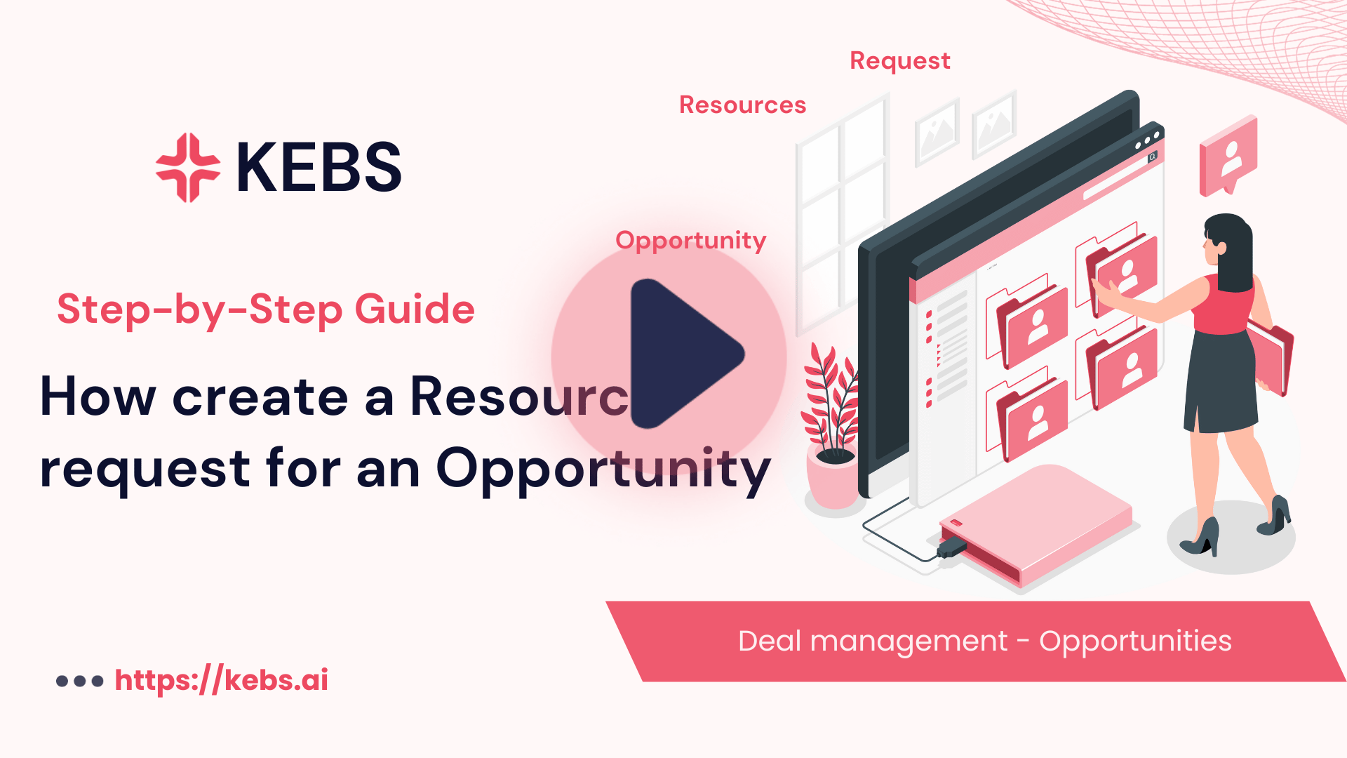How create a Resource request for an Opportunity