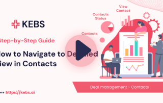 How to Navigate to Detailed view in Contacts