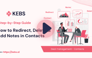 How to Redirect, Delete & Add Notes in Contacts