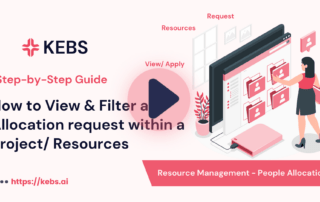 How to View & Filter an Allocation request within a Project Resources