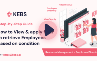 How to View & apply filter to retrieve Employees based on condition