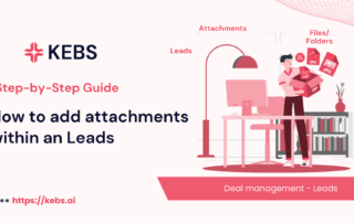 How to add attachments within an Leads