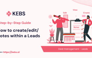 How to add lead notes