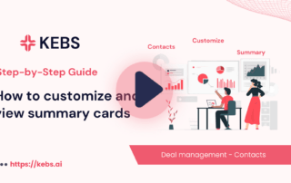 How to customize and view summary cards