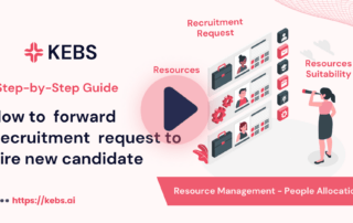 How to forward Recruitment request to hire new candidate