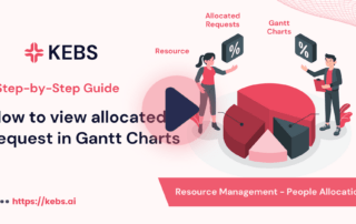 How to view allocated request in Gantt Charts