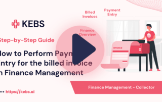 How to Perform Payment Entry for the billed invoice in Finance Management