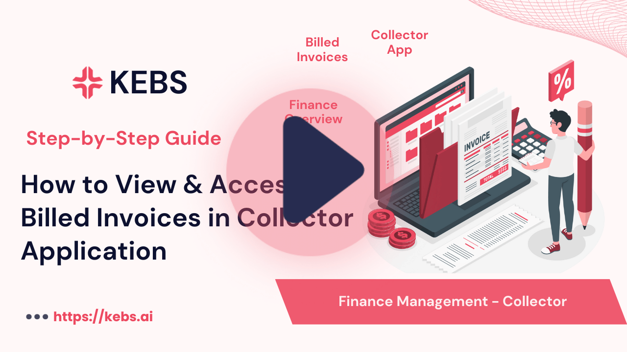 How to View & Access Billed Invoices in Collector Application