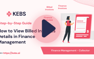 How to View Billed Invoices Details in Finance Management