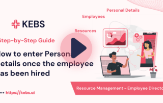 How to enter Personal details once the employee has been hired