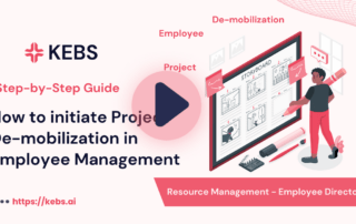 How to initiate Project De-mobilization in Employee Management