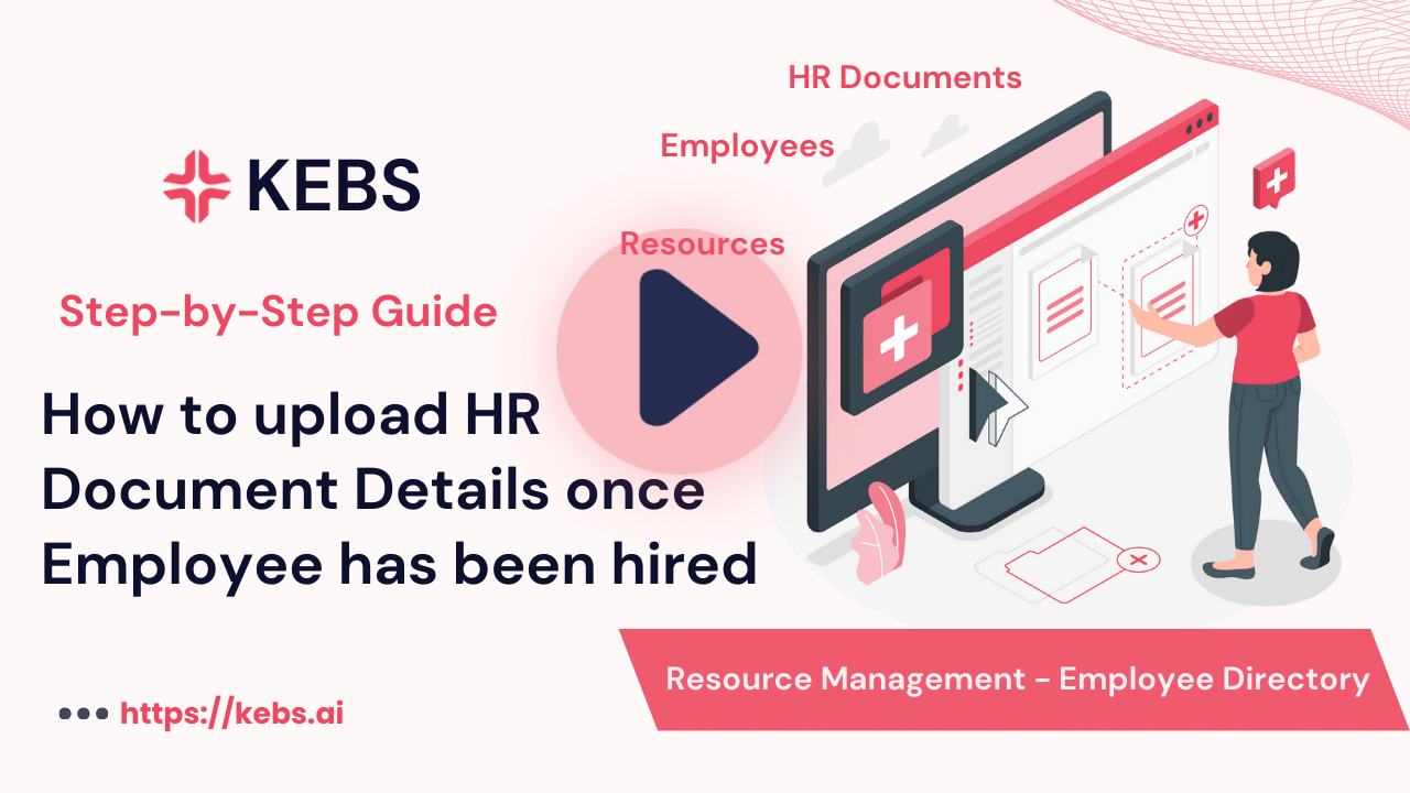How to upload HR Document Details once Employee has been hired