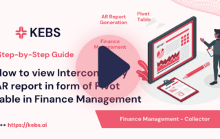 How to view Intercompany AR report in form of Pivot table in Finance Management