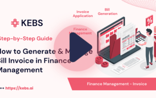 How to Generate & Manage Bill Invoice in Finance Management