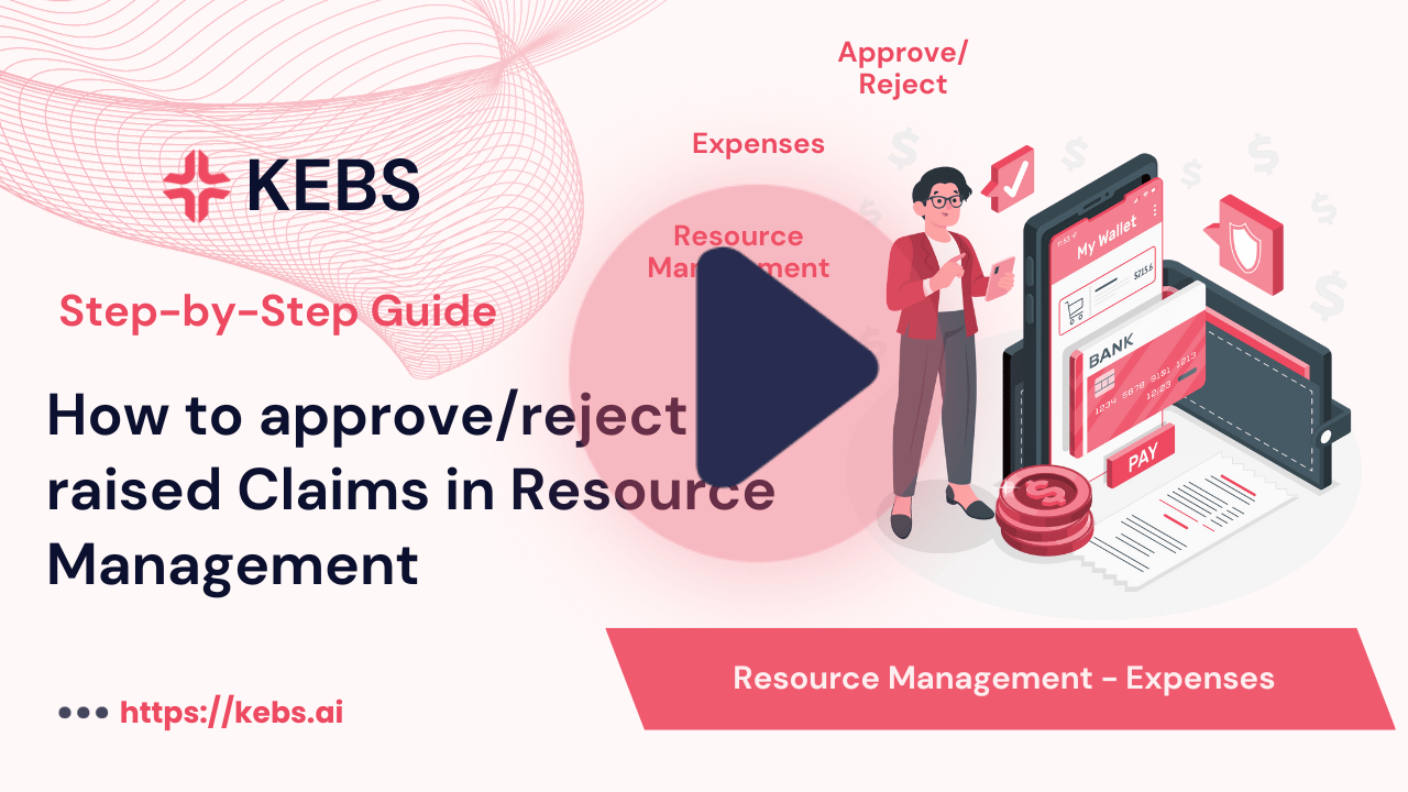 How to approve_reject the raised Claims in Resource Management