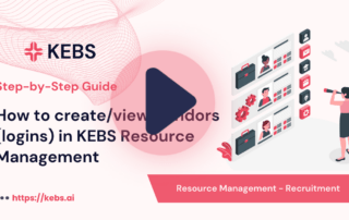 How to create_view Vendors (logins) in KEBS Resource Management