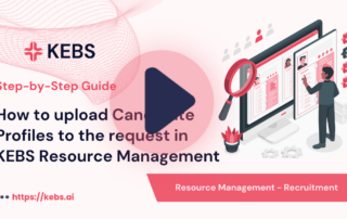 How to upload Candidate Profiles to the request in KEBS Resource Management