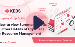 How to view Summary Cards Other Details of Expenses in Resource Management